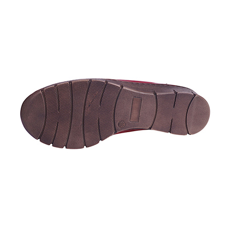 Półbuty damskie skórzane marki Stella 150 czerwone