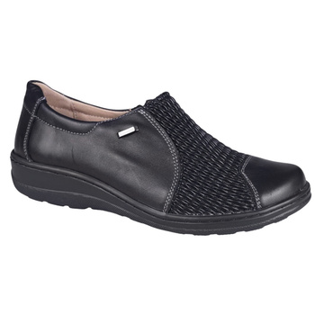 Elastyczne półbuty damskie Syrena SH 22714 czarne