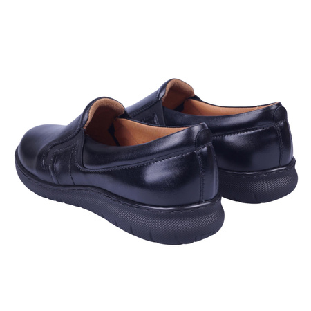 Półbuty damskie skórzane marki Syrena SWB 22019 czarne