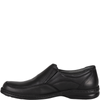 Półbuty męskie Syrena SH 871 - skóra naturalna, czarne