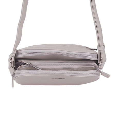 Torebka damska listonoszka LUIGISANTO 6905 SZARA