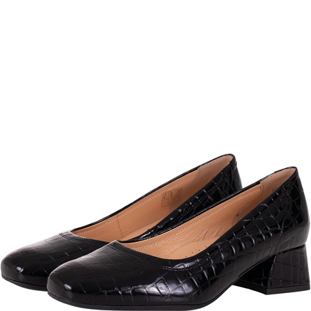 Czółenka damskie skórzane marki Syrena SPU 1535V czarne