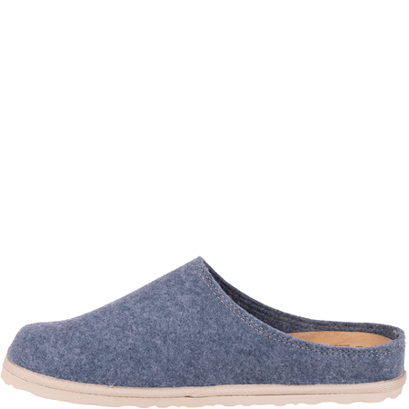 Kapcie damskie INBLU CS000047 błękitne - filcowe