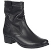 Czarne botki damskie skórzane - Syrena SE B-136