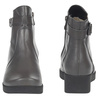 Klasyczne botki skórzane Syrena - model SE 015 B grafit