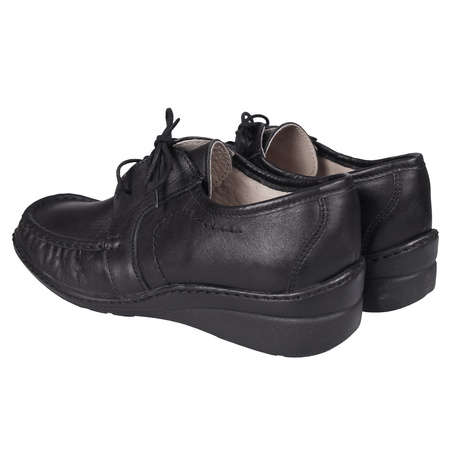 Półbuty damskie wiązane marki Syrena SST 221553 czarne