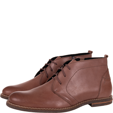 Trzewiki męskie Syrena SST 176 brązowe - skóra naturalna