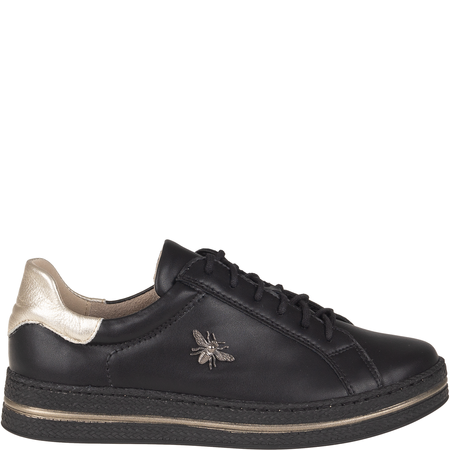 Półbuty marki Syrena SR 1190 czarne - skóra naturalna