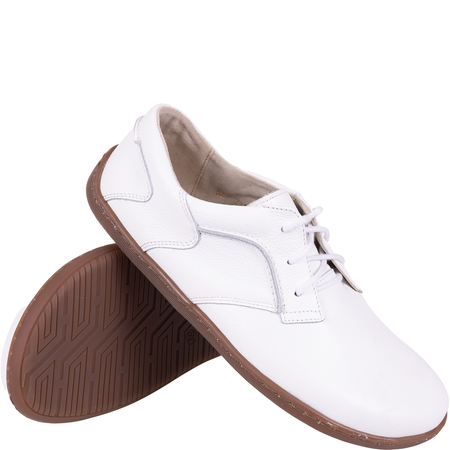 Półbuty damskie marki Syrena SH 715-2B białe - Skóra naturalna