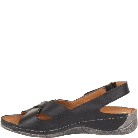 Sandały damskie skórzane Syrena Comfort SWB 531 czarne