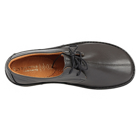 Półbuty damskie skórzane wiązane Syrena SWB 160 popiel