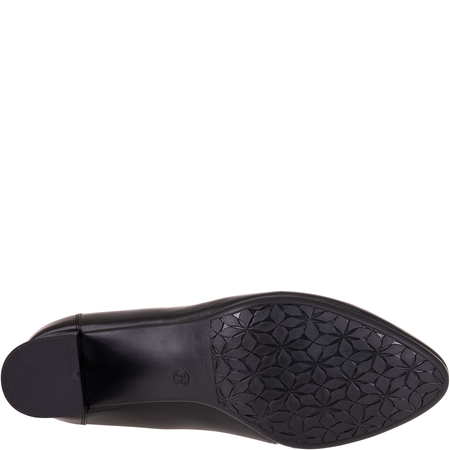 Czółenka damskie skórzane marki Syrena SGO 1562 czarne