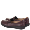 Półbuty damskie wsuwane skórzane Syrena SE 0030 bordowe