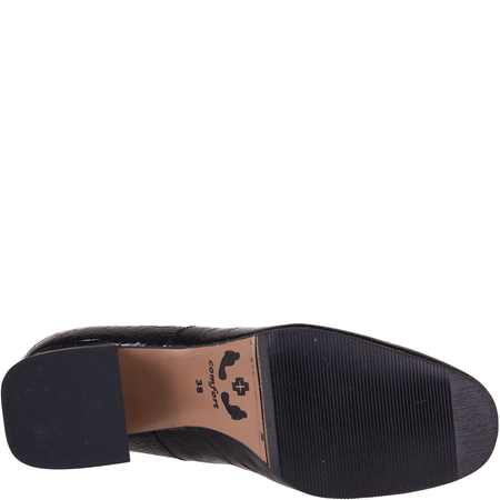 Czółenka damskie skórzane Syrena SGO 2070 carmen czarny