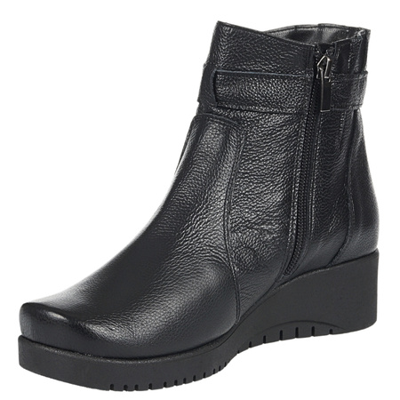 Klasyczne botki skórzane Syrena - model SE 015 B