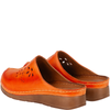 Klapki damskie skóra naturalna Syrena SST 922/M pomarańczowe