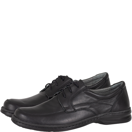 Półbuty męskie Syrena SH 870 - skóra naturalna, komfortowe