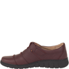 Półbuty Syrena SH 780-2S c.wiśnia - wygodne buty na rzepy