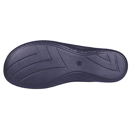 Skórzane komfortowe klapki damskie Syrena SH 275 czarne