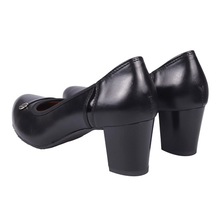 Piękne czółenka damskie skórzane marki Syrena SWB 22011 czarne