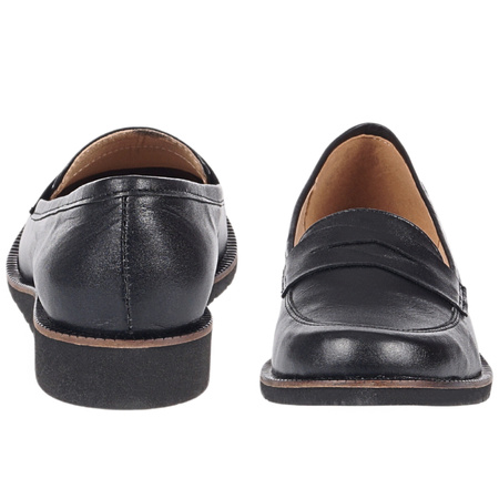 Mokasyny damskie Syrena SE 0053 w kolorze czarnym