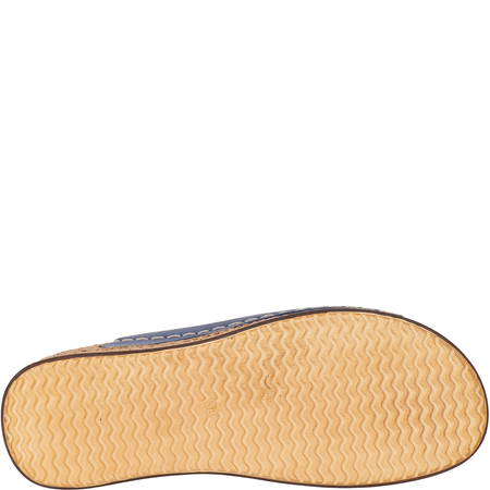 Skórzane sandały damskie marki Syrena SST 987 niebieskie