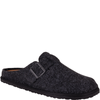 Kapcie męskie INBLU SI000024 szary filc skórzana wkładka