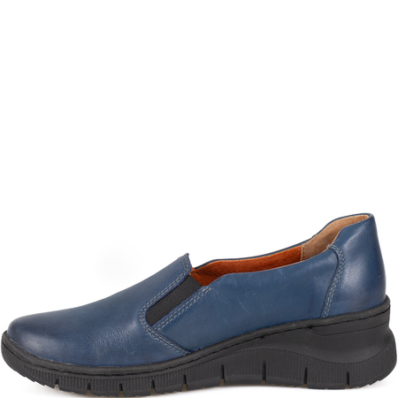 Granatowe półbuty damskie skórzane marki Syrena SST 1775