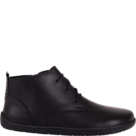 Botki barefoot marki Syrena SH 699 czarne - skóra naturalna