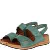 Sandały skórzane damskie marki Syrena SST 993 zielone