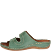 Klapki skórzane SST 828 zielone Syrena - komfort i styl