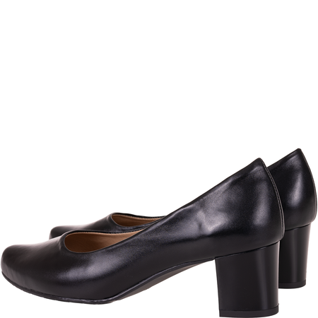 Czółenka damskie skórzane marki Syrena SE P-239 czarne