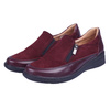 Skórzane półbuty damskie bordowe marki Syrena SE 220547