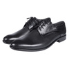 Półbuty męskie pantofle wizytowe skórzane marki Syrena SE 929 czarne