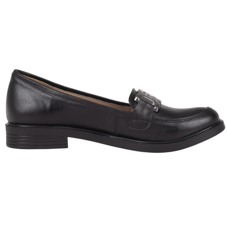 Półbuty Syrena SE 0055 czarne skórzane - elegancja i komfort