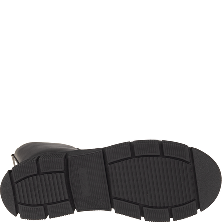 Skórzane trzewiki damskie Syrena SST 4090/DA czarno-złote