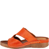 Klapki damskie skórzane Syrena SST 908/K pomarańczowe