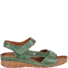 Sandały damskie skórzane marki Syrena SST 907 zielone