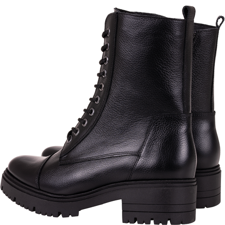 Trzewiki damskie skórzane marki Syrena SPU B-246 czarne