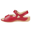 Sandały damskie skórzane SYRENA SWB 550 czerwone