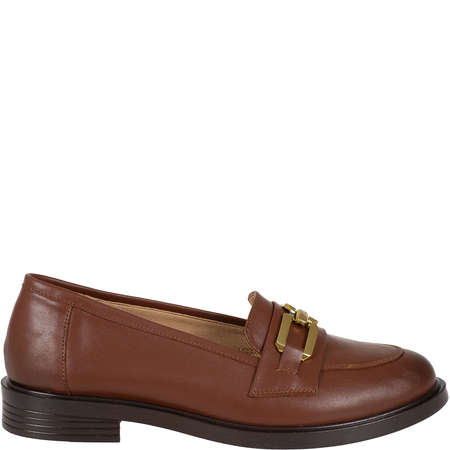 Mokasyny damskie Syrena SE P-287 brązowe, skóra naturalna