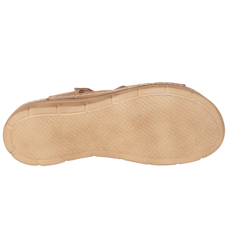 Sandały na platformie marki Syrena - SOT 435 rude