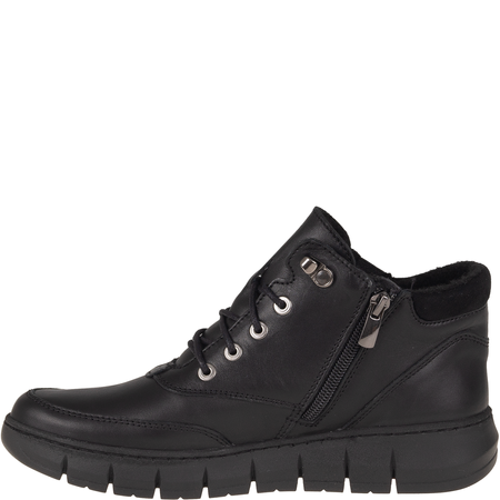 Botki damskie skórzane Syrena SH 561 czarne | Polska marka