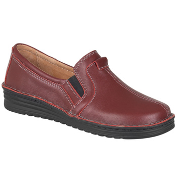 Półbuty damskie SOT 079/M w kolorze bordowym marki Syrena