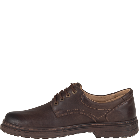 Półbuty męskie Syrena SH 815 brązowe - wygodne, skórzane