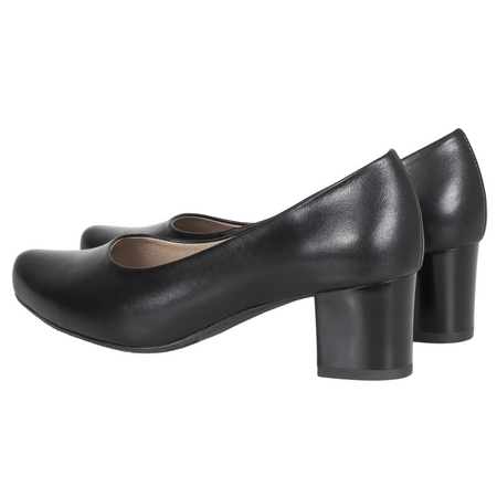 Damskie czółenka skórzane Syrena SE 7115A czarne