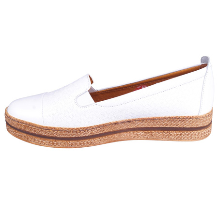 Półbuty damskie marki Syrena STX 222484-316 białe