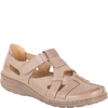 Syrena SH 423 - komfortowe beżowe półbuty wiosenne, skórzane