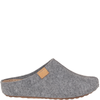 Kapcie damskie Syrena SH 104 szare z wkładką skórzaną