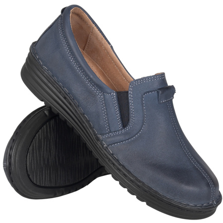 Półbuty damskie SOT 079/M w kolorze granatowym marki Syrena